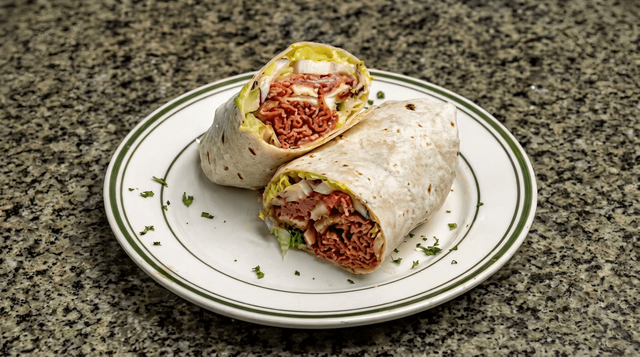 Chicken and Bacon Wrap.