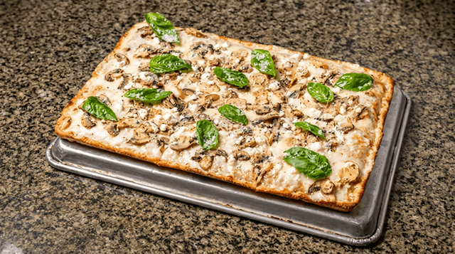 White Truffle Grandma Pizza (18").