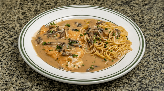 Chicken Marsala.