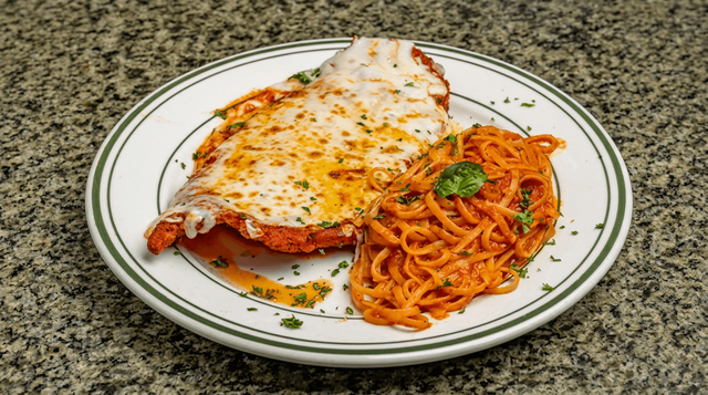 Chicken Parmigiana.