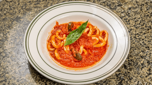 Calamari Arrabbiata.