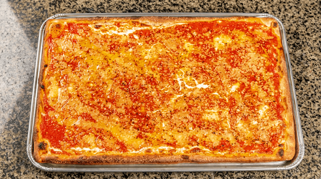 Upside Down Sicilian Pizza (18").